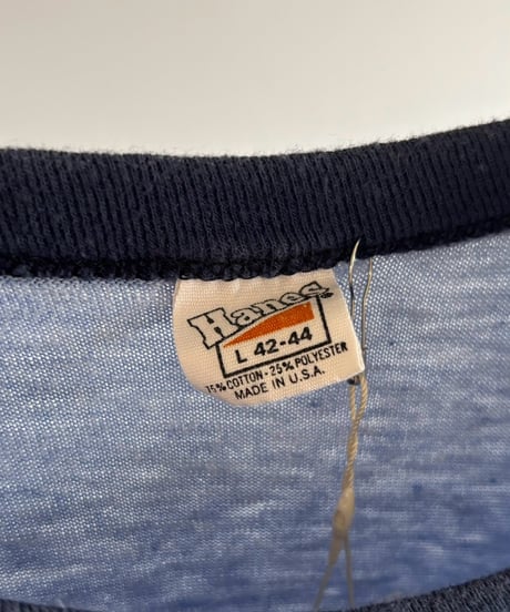 【USED】 70's Made in USA Hanes WHAT IS FOUND IES FOR T-Shirt / 260822-025