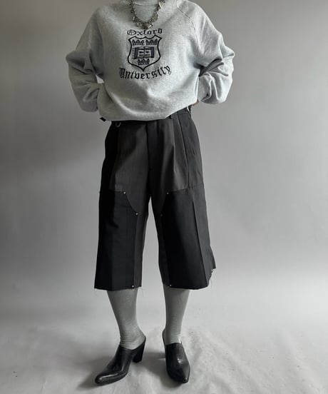 【Chinatsu Aoyama】 Re Suit Double Knee Shorts / 260921-005