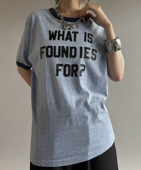 【USED】 70's Made in USA Hanes WHAT IS FOUND IES FOR T-Shirt / 260822-025