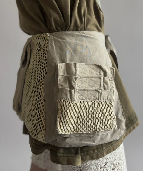 【RE;CIRCLE】  RE Fishing Vest Belt Bag / 260810-009