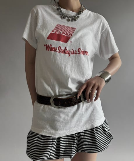 【USED】 80's  Made in USA Hanes FEL-PRO T-Shirt / 260822-001
