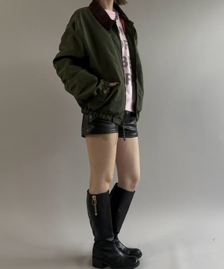 【RE;CIRCLE】 RE Corduroy Collar MA-1 Jacket / 261008-013