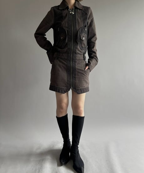 【USED】 DIESEL Design Zip-Up Jacket / 261010-001