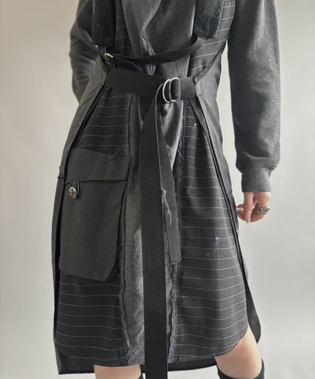 【USED】 Frocku-London Design Patchwork L/S Dress / 260919-003