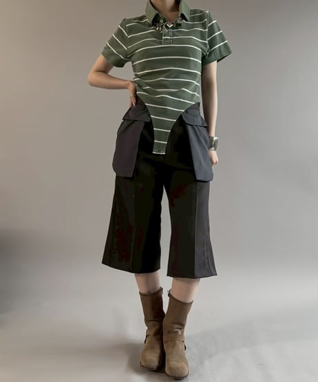 【RE;CIRCLE】RE Leotard Polo Shirt / 260713-015