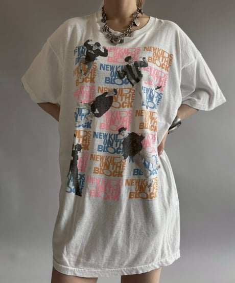 【USED】 89's NEW KIDS ON THE BLOCK T-Shirt/ 260718-016