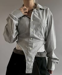 【RE;CIRCLE】RE Leotard Stripe Shirt / 260713-004