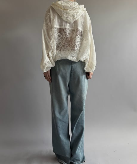 【RE;CIRCLE】RE Lace Hooded Jacket / 260824-009
