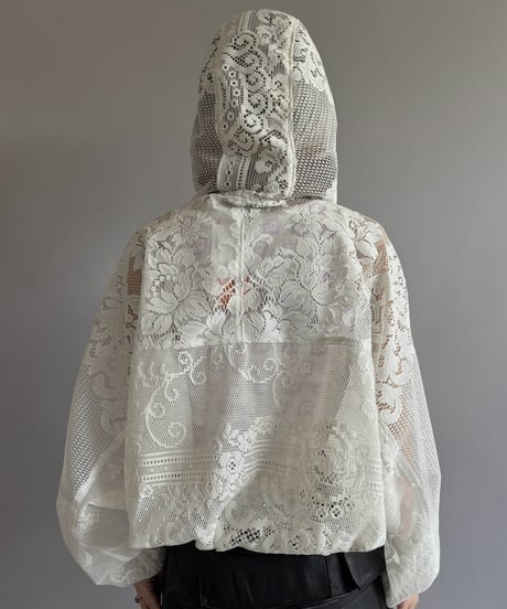 【RE;CIRCLE】RE Lace Hooded Jacket / 260824-014