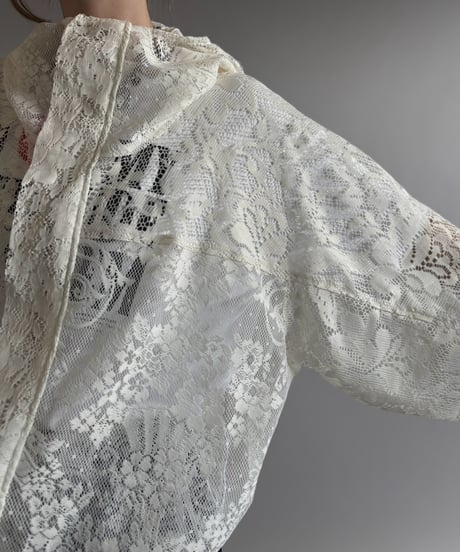 【RE;CIRCLE】RE Lace Hooded Jacket / 260824-007