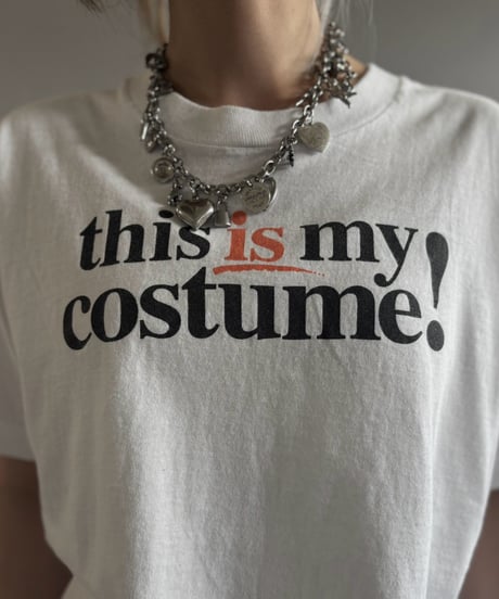 【USED】 Made in USA 90's This is My Costume T-Shirt / 260808-005