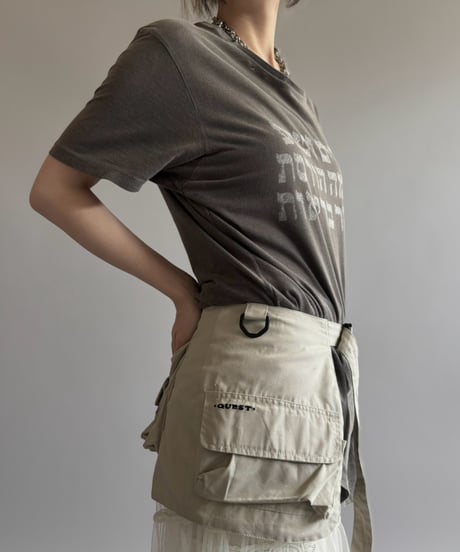 【RE;CIRCLE】  RE Fishing Vest Belt Bag / 260810-005