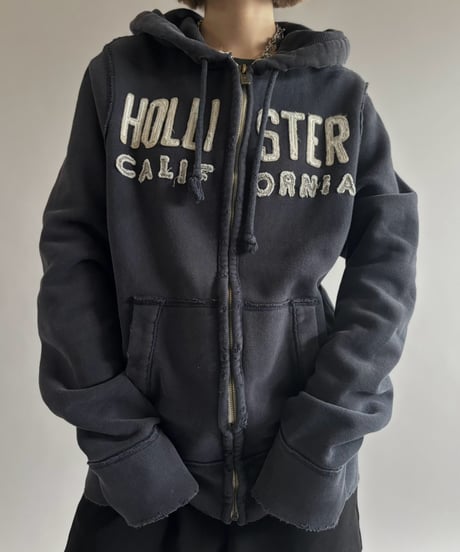 【USED】 HOLLI STER Patch Zip-Up Hoodie / 261010-015