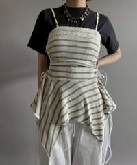 【Chinatsu Aoyama】 RE Border One-Piece / 260716-024
