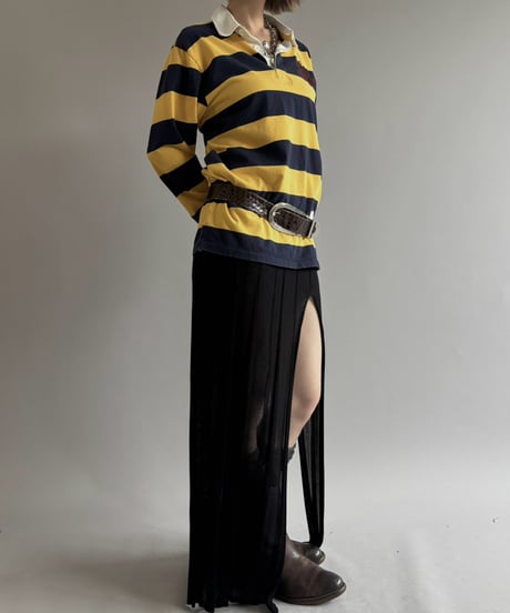 【USED】 90's Polo Ralph Lauren Striped Rugby Shirt / 261003-018