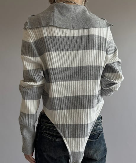 【RE;CIRCLE】 RE Rib Knit Leotard Top /261001-018