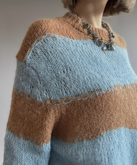 【USED】 Acne Studios Stripe Grange Knit  / 261024-016