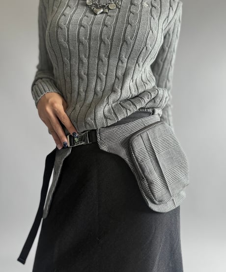 【RE;CIRCLE】 RE Suit Waist Belt Bag / 260917-005
