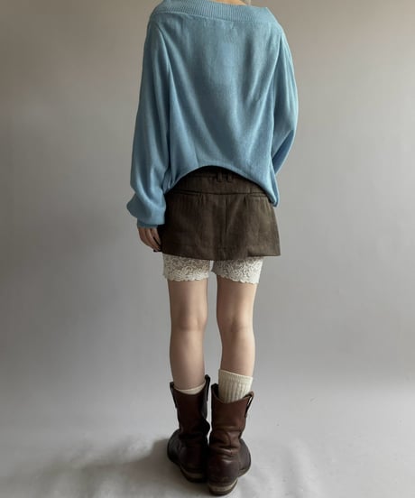 【RE;CIRCLE】 RE Deformed Acrylic Cardigan / 261005-009