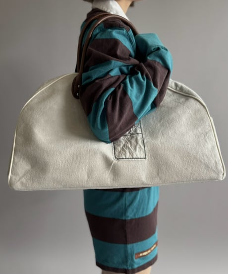 【RE;CIRCLE】 RE French Bedcover Boston Bag Plain  /261015-038