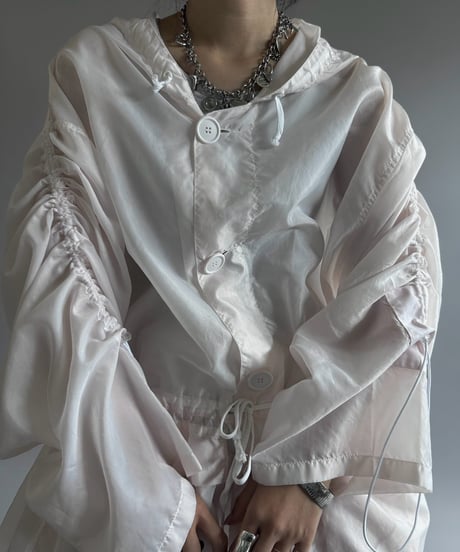 【RE;CIRCLE】RE Snow Parka Jacket Dyed Light Pink / 260914-014