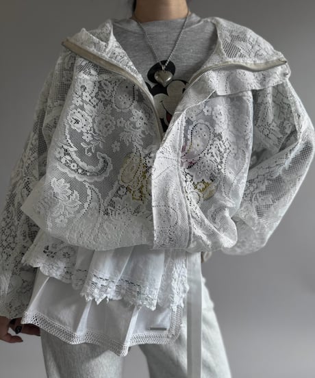 【RE;CIRCLE】RE Lace Hooded Jacket / 260914-005