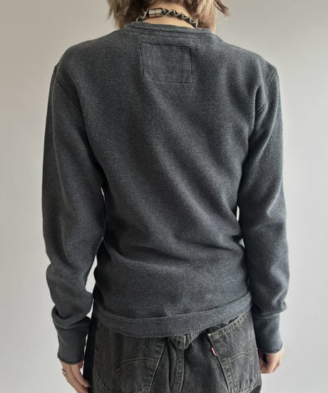 【USED】 Flock Print Thermal L/S Tee / 261003-009