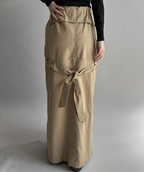 【RE;CIRCLE】 RE Trench Long Skirt  /261015-023