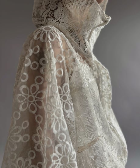 【RE;CIRCLE】RE Crochet  Hooded Blouson / 260709-016