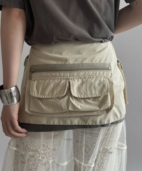 【RE;CIRCLE】  RE Fishing Vest Belt Bag / 260810-007
