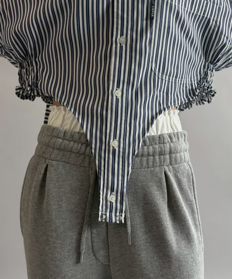 【RE;CIRCLE】RE Leotard Stripe S/S Shirt / 260713-007