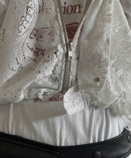 【RE;CIRCLE】RE Lace Hooded Jacket / 260824-003