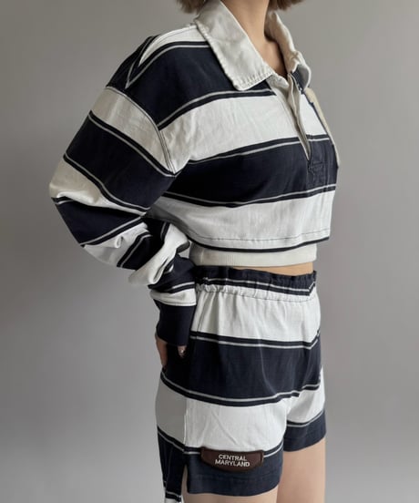 【RE;CIRCLE】 RE Cropped Rugger Shirt Set-Up  /261015-001