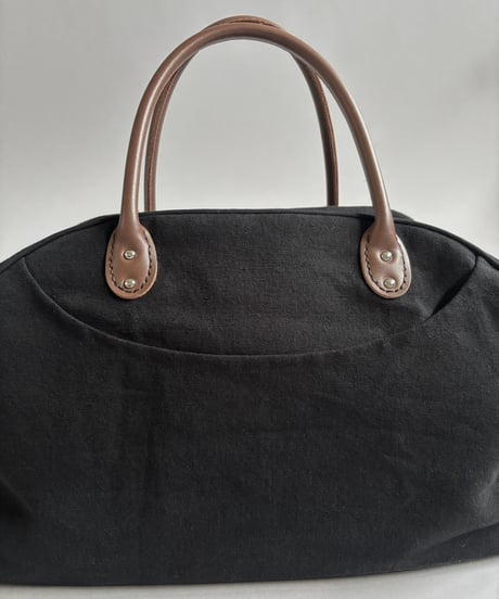 【RE;CIRCLE】 RE French Bedcover Boston Bag Wappen Black /261026-032