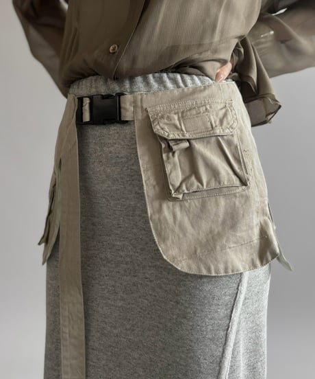【RE;CIRCLE】  RE Fishing Vest Belt Bag / 260810-003