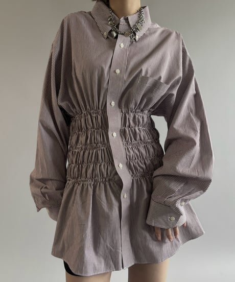 【RE;CIRCLE】 RE Shirring Shirt / 261008-003