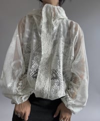 【RE;CIRCLE】RE Lace Hooded Jacket / 260914-009