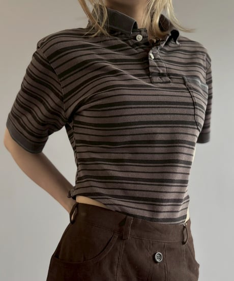 【RE;CIRCLE】RE Leotard Polo Shirt / 260713-013