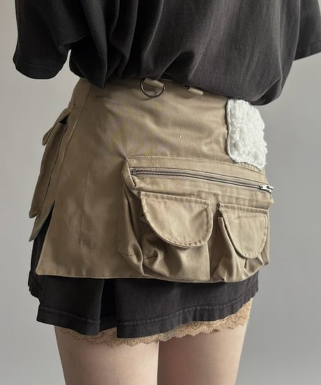 【RE;CIRCLE】  RE Fishing Vest Belt Bag / 260810-010