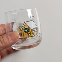 【USED】メリークリスマス キツネ グラス