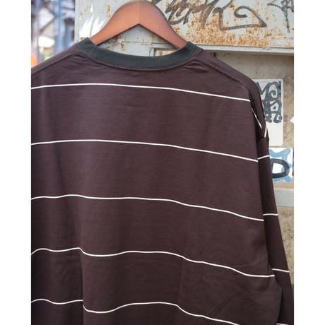 EVCON エビコン""BORDER WIDE L/S TEE"