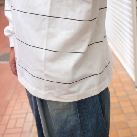 EVCON エビコン""BORDER WIDE L/S TEE"