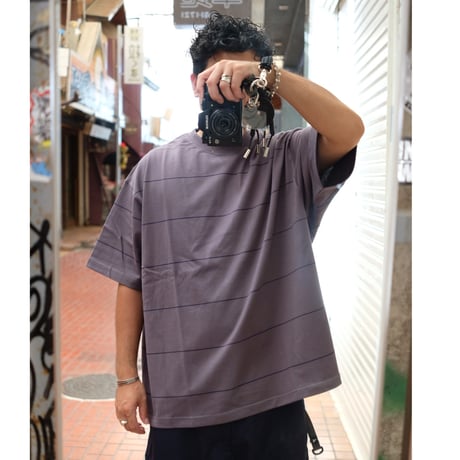 EVCON エビコン"BORDER WIDE S/S TEE"