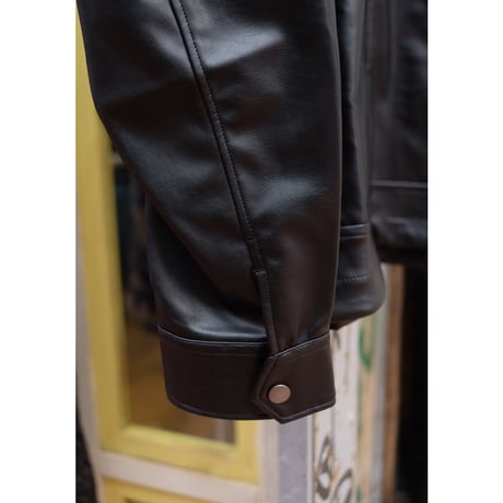 PERS PROJECTS パースプロジェクト""JENS SHORT BLOUSON "vegan leather"