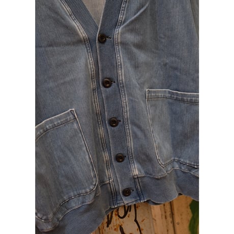 HARVESTY ハーベスティ""KNITTING DENIM CARDIGAN"