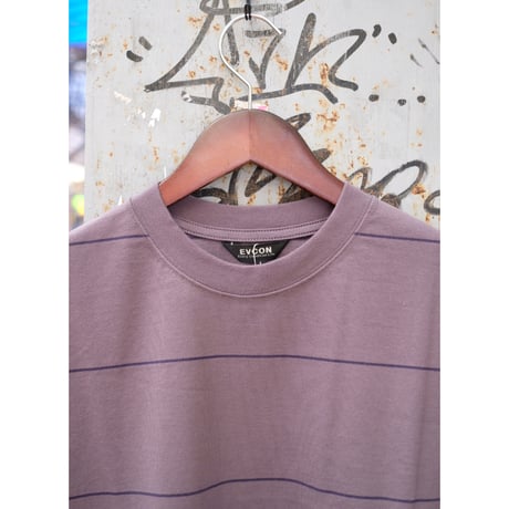 EVCON エビコン"BORDER WIDE S/S TEE"