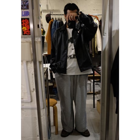 PERS PROJECTS パースプロジェクト""JENS SHORT BLOUSON "vegan leather"