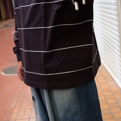 EVCON エビコン""BORDER WIDE L/S TEE"