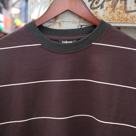 EVCON エビコン""BORDER WIDE L/S TEE"