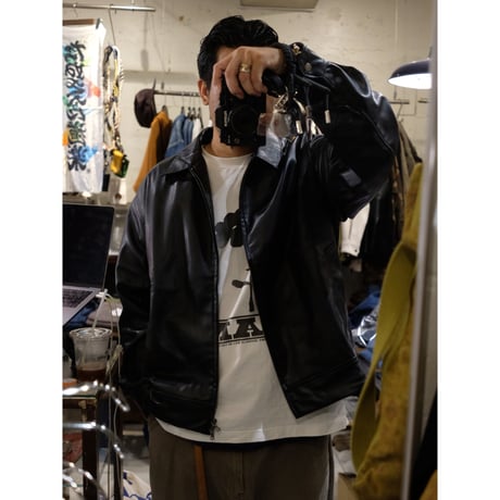 PERS PROJECTS パースプロジェクト""JENS SHORT BLOUSON "vegan leather"